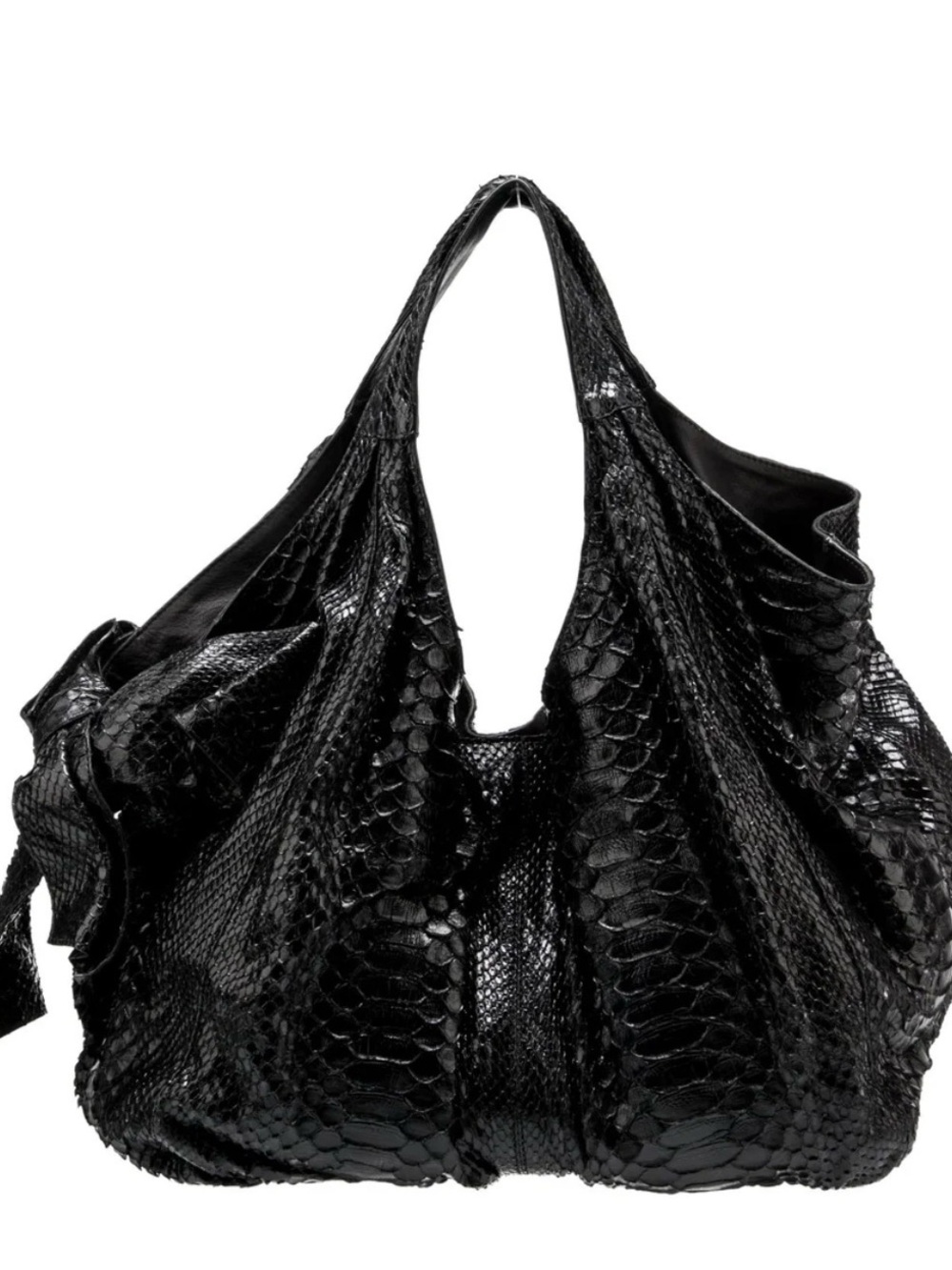 Valentino
Python Leather Hobo Bag - Picture 2 of 8